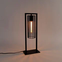 Moderne tafellamp zwart - Balenco Wazo