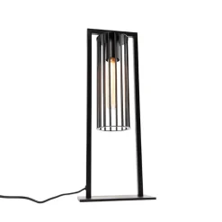 Moderne tafellamp zwart - Balenco Wazo