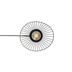 Moderne tafellamp zwart 20 cm - Pua