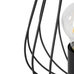 Moderne tafellamp zwart draad - Palica