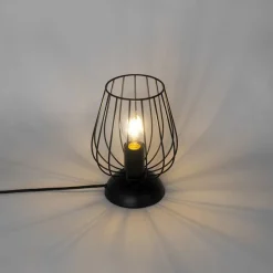 Moderne tafellamp zwart draad - Palica