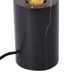 Moderne tafellamp zwart marmer - Marissa