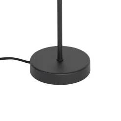 Moderne tafellamp zwart met goud - Elif