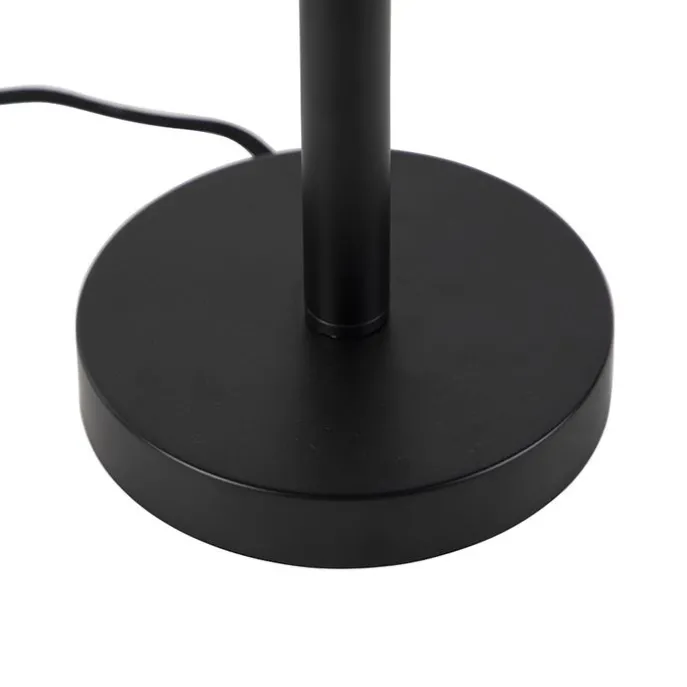 Moderne tafellamp zwart zonder kap - Simplo