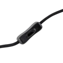 Moderne tafellamp zwart zonder kap - Simplo