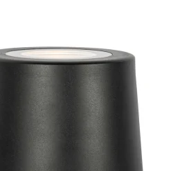 Moderne tuinspot zwart rond IP65 AR111 - Lennard