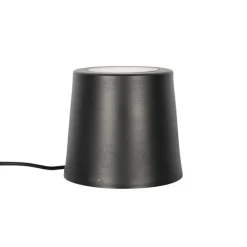 Moderne tuinspot zwart rond IP65 AR111 - Lennard