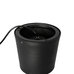 Moderne tuinspot zwart rond IP65 AR111 - Lennard