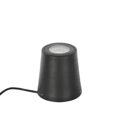 Moderne tuinspot zwart rond IP65 - Lennard