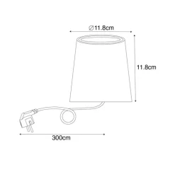 Moderne tuinspot zwart rond IP65 - Lennard