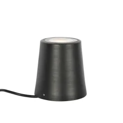 Moderne tuinspot zwart rond IP65 - Lennard