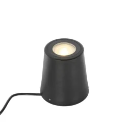Moderne tuinspot zwart rond IP65 - Lennard