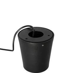 Moderne tuinspot zwart rond IP65 - Lennard