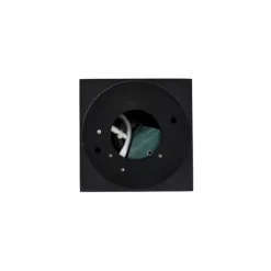 Moderne vierkante badkamer spot zwart - Capa