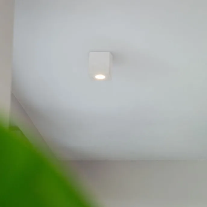 Moderne vierkante badkamer spot wit - Capa