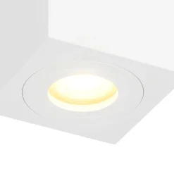 Moderne vierkante badkamer spot wit - Capa