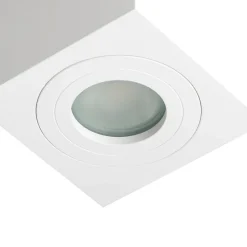 Moderne vierkante badkamer spot wit - Capa