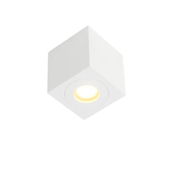 Moderne vierkante badkamer spot wit - Capa