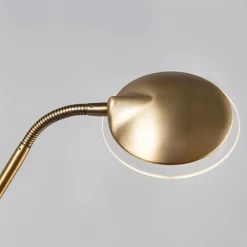 Moderne vloerlamp brons incl. LED - Eva