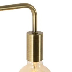 Moderne vloerlamp brons rond 145cm - Facil