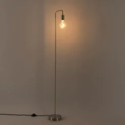 Moderne vloerlamp brons rond 145cm - Facil