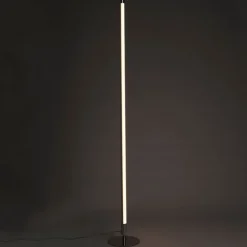 Moderne vloerlamp chroom incl. LED 3-staps dimbaar - Line-up