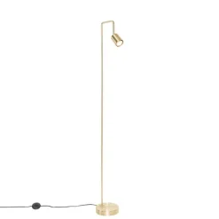 Moderne vloerlamp messing verstelbaar - Java
