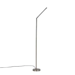 Moderne vloerlamp staal incl. LED - Berdien