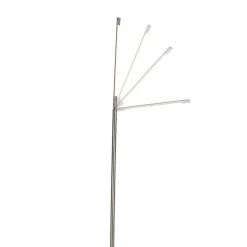 Moderne vloerlamp staal incl. LED - Berdien