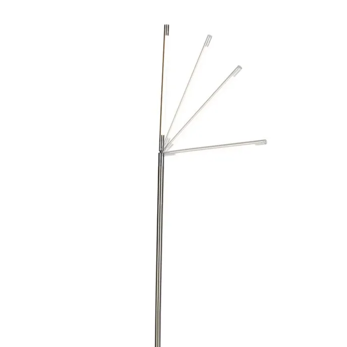 Moderne vloerlamp staal incl. LED - Berdien