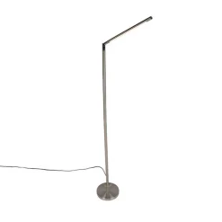 Moderne vloerlamp staal incl. LED - Berdien