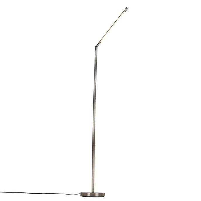 Moderne vloerlamp staal incl. LED - Berdien