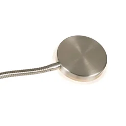 Moderne vloerlamp staal incl. LED dimbaar met leesarm - Strela