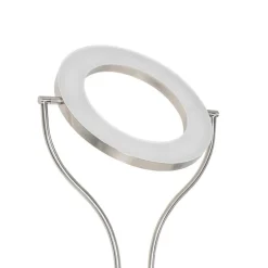 Moderne vloerlamp staal met leesarm incl. LED en dimmer - Divo