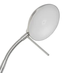 Moderne vloerlamp staal met leesarm incl. LED en dimmer - Divo