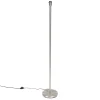 Moderne vloerlamp staal zonder kap - Simplo