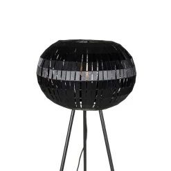 Moderne vloerlamp tripod zwart - Zoë
