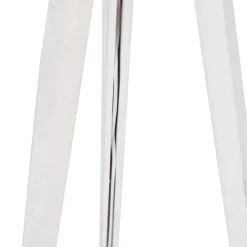 Moderne vloerlamp tripod wit met kap wit 50 cm - Tripod Classic