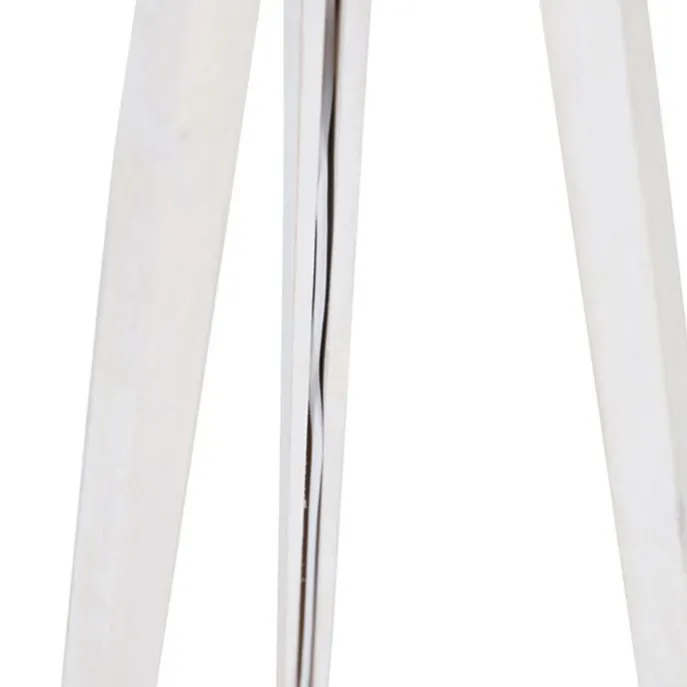 Moderne vloerlamp tripod wit met kap wit 50 cm - Tripod Classic