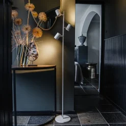 Moderne vloerlamp wit 3-lichts - Jeana