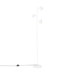 Moderne vloerlamp wit 3-lichts - Jeana