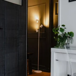 Moderne vloerlamp wit 3-lichts - Jeana