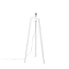 Moderne vloerlamp wit zonder kap - Puros