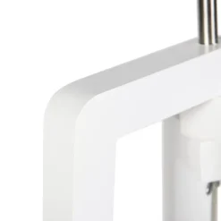 Moderne vloerlamp wit zonder kap - Puros
