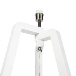 Moderne vloerlamp wit zonder kap - Puros