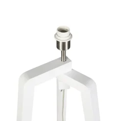 Moderne vloerlamp wit zonder kap - Puros
