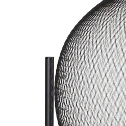 Moderne vloerlamp zwart - Mesh Ball