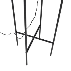 Moderne vloerlamp zwart - Mesh Ball