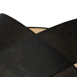 Moderne vloerlamp zwart - Cloth