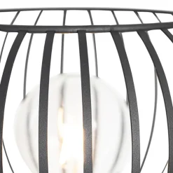 Moderne vloerlamp zwart - Saffira